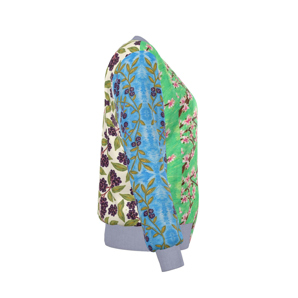 Come Holy Spirit Women's Reversible Silk Bomber Jacket