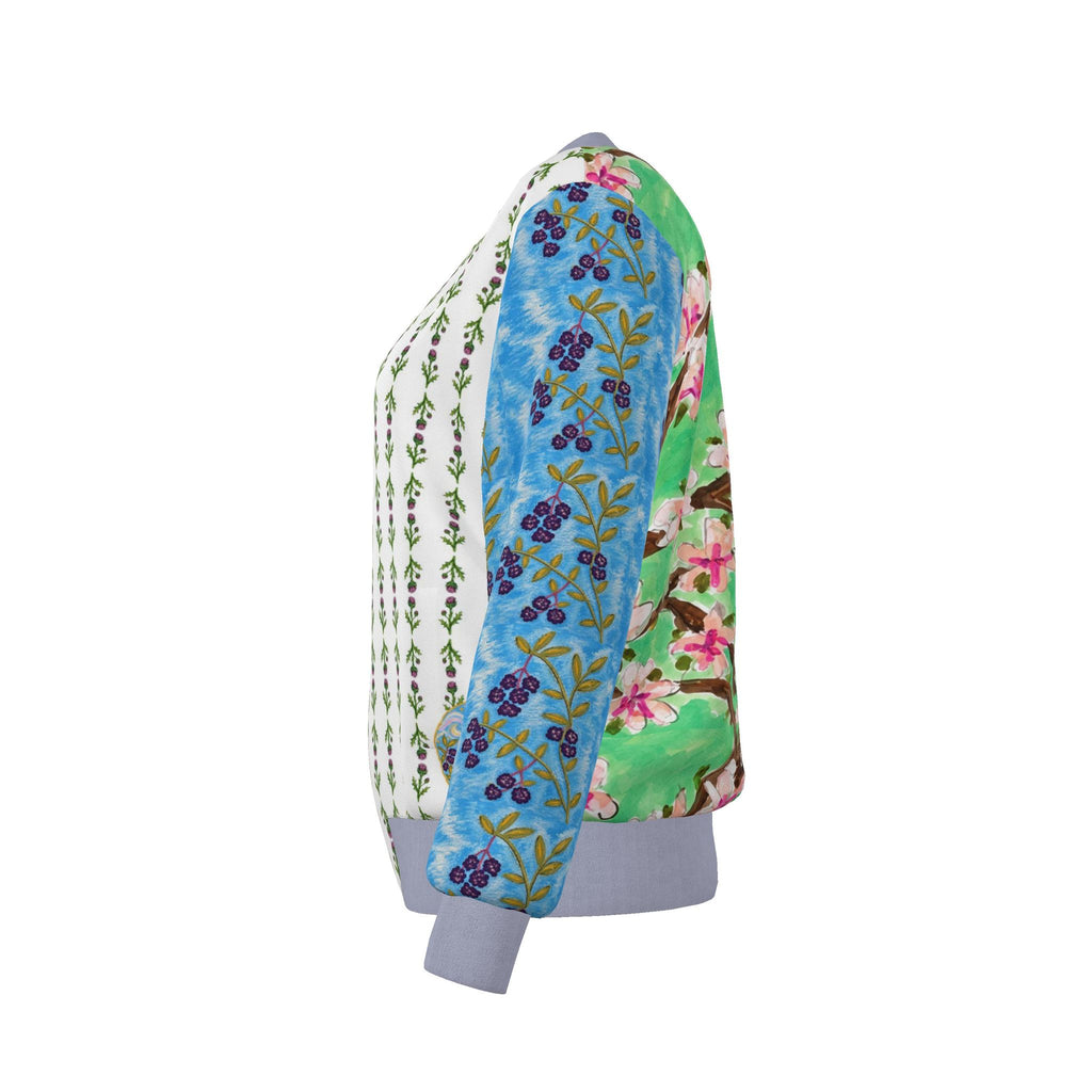 Come Holy Spirit Women's Reversible Silk Bomber Jacket