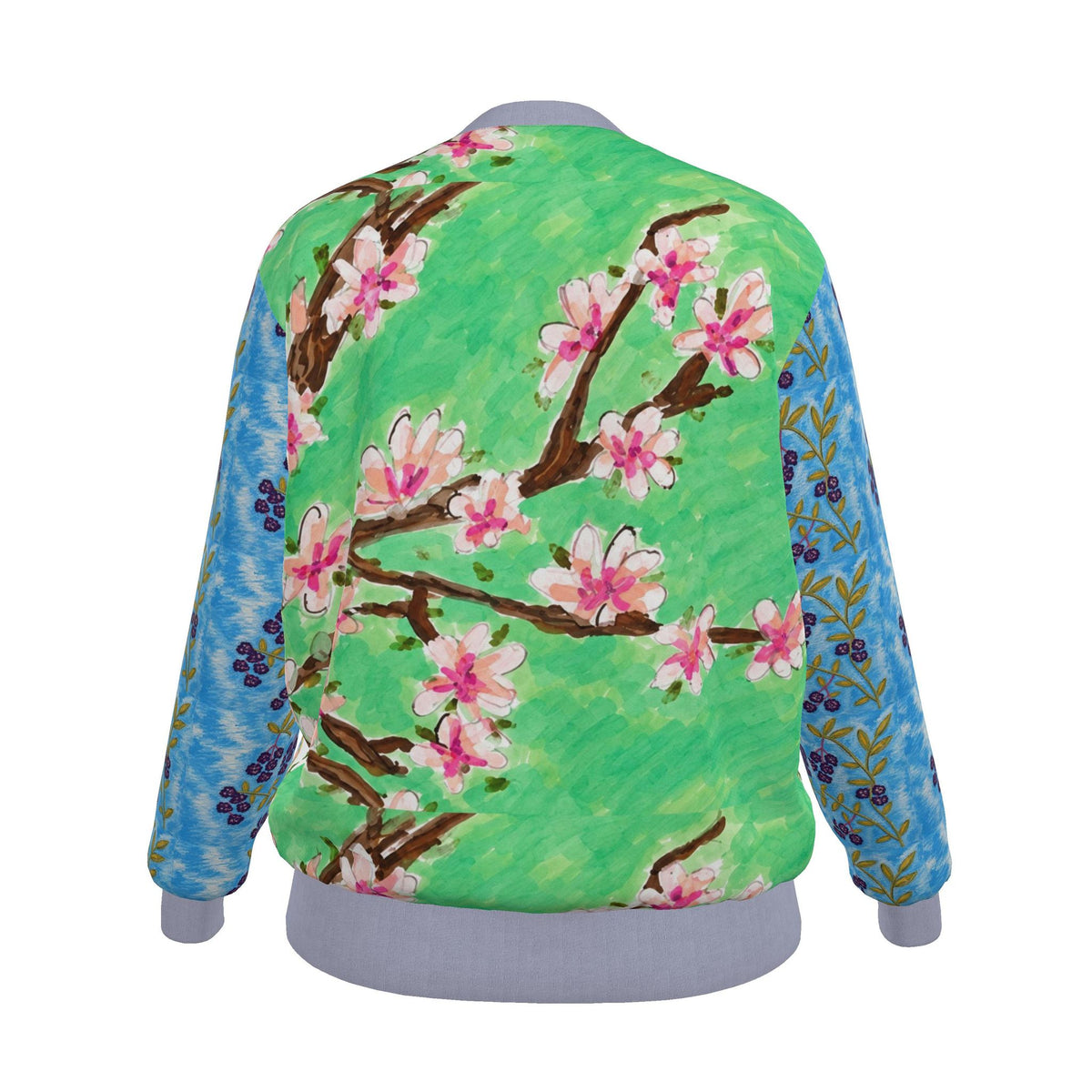 Come Holy Spirit Women's Reversible Silk Bomber Jacket