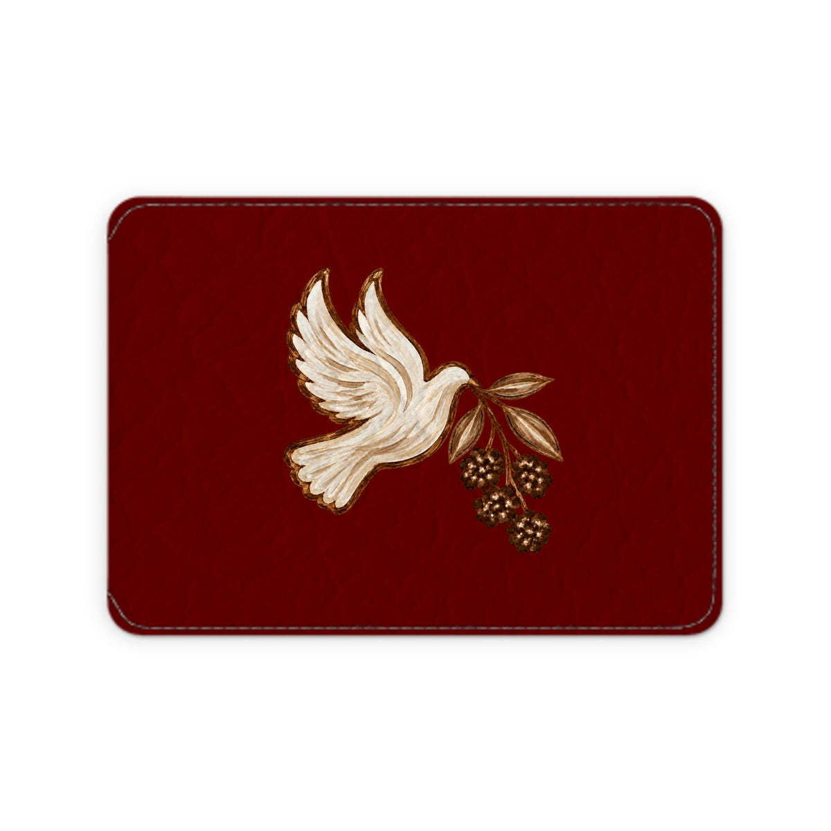 Carry Peace Leather Card Case