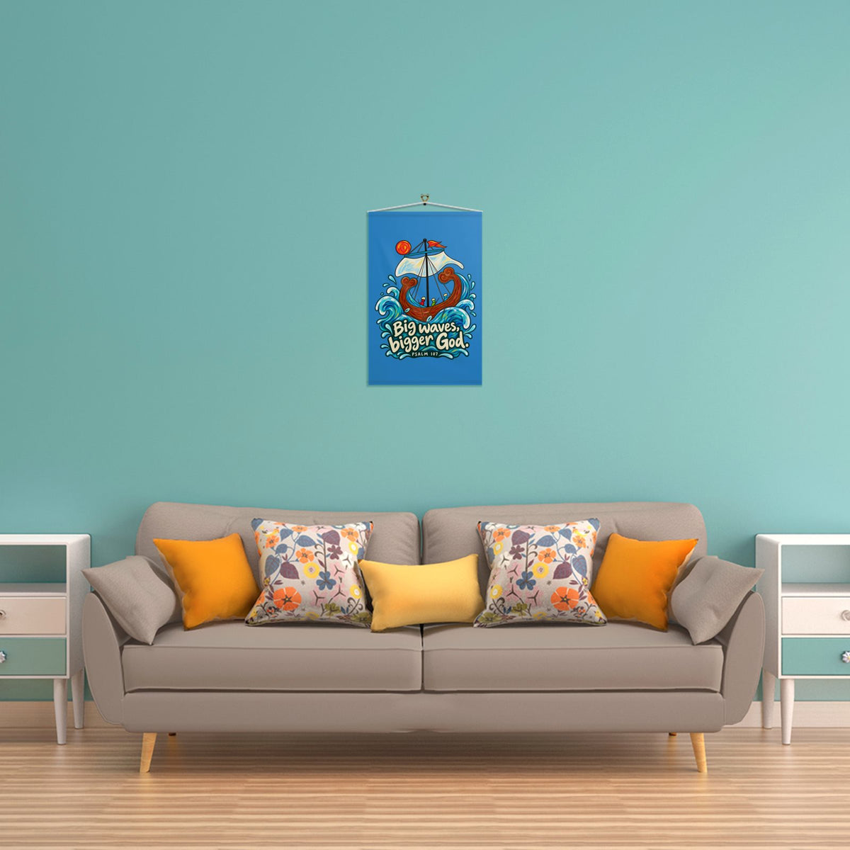 Big Waves, Bigger God Wall Hanging