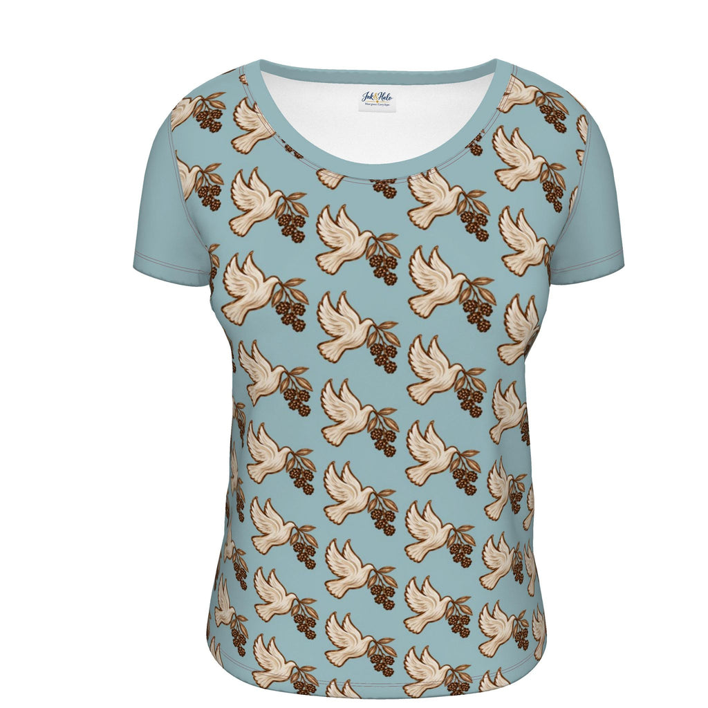 Be in Peace Ladies Scoop Neck T-Shirt