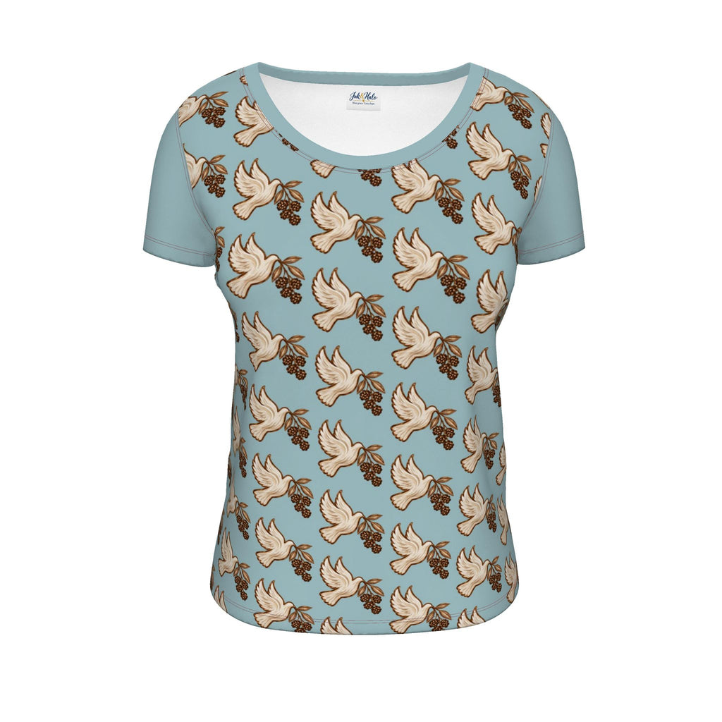 Be in Peace Ladies Scoop Neck T-Shirt