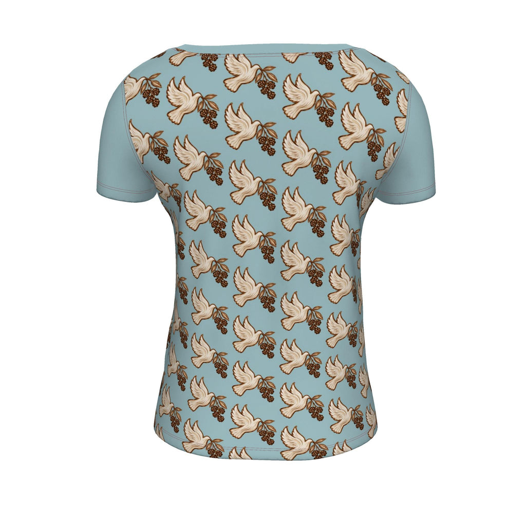 Be in Peace Ladies Scoop Neck T-Shirt