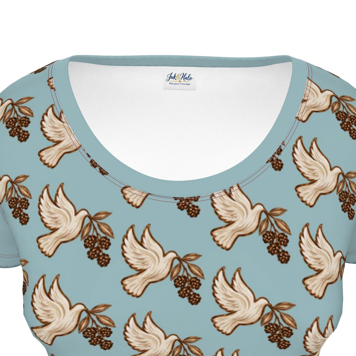 Be in Peace Ladies Scoop Neck T-Shirt